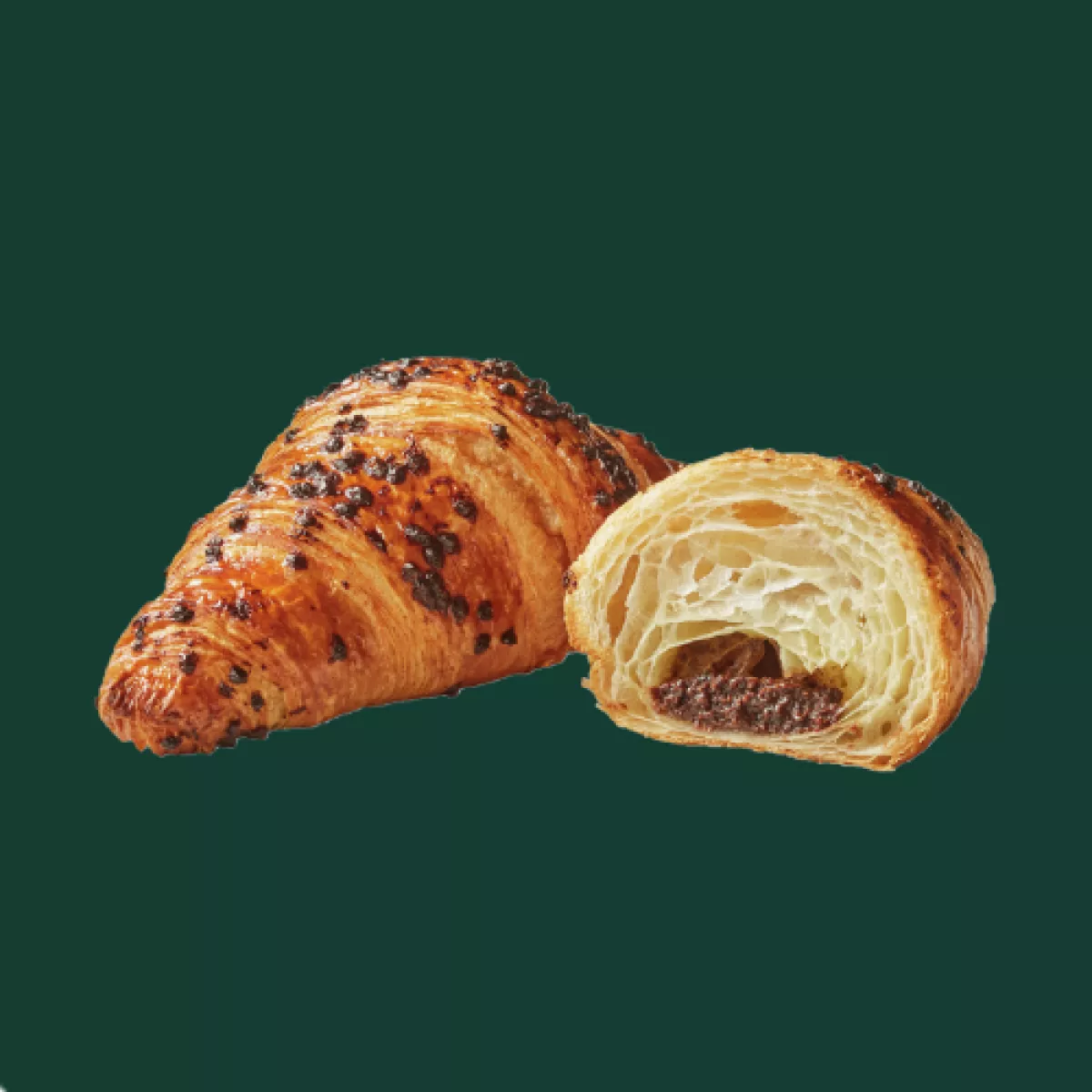 Croissant cu ciocolată