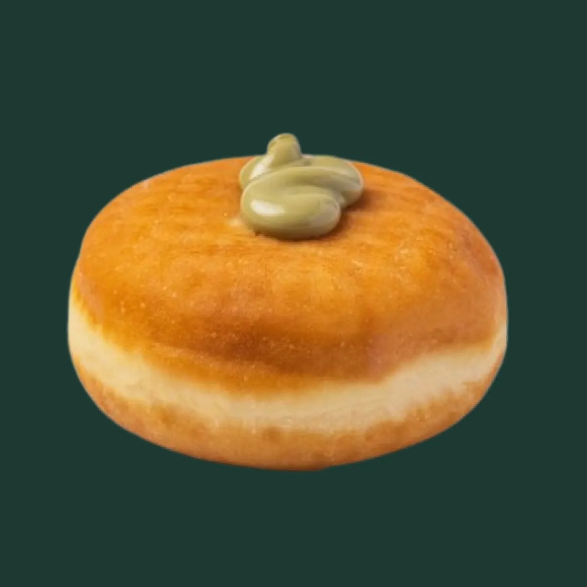 Gogoașă cu cremă cu fistic