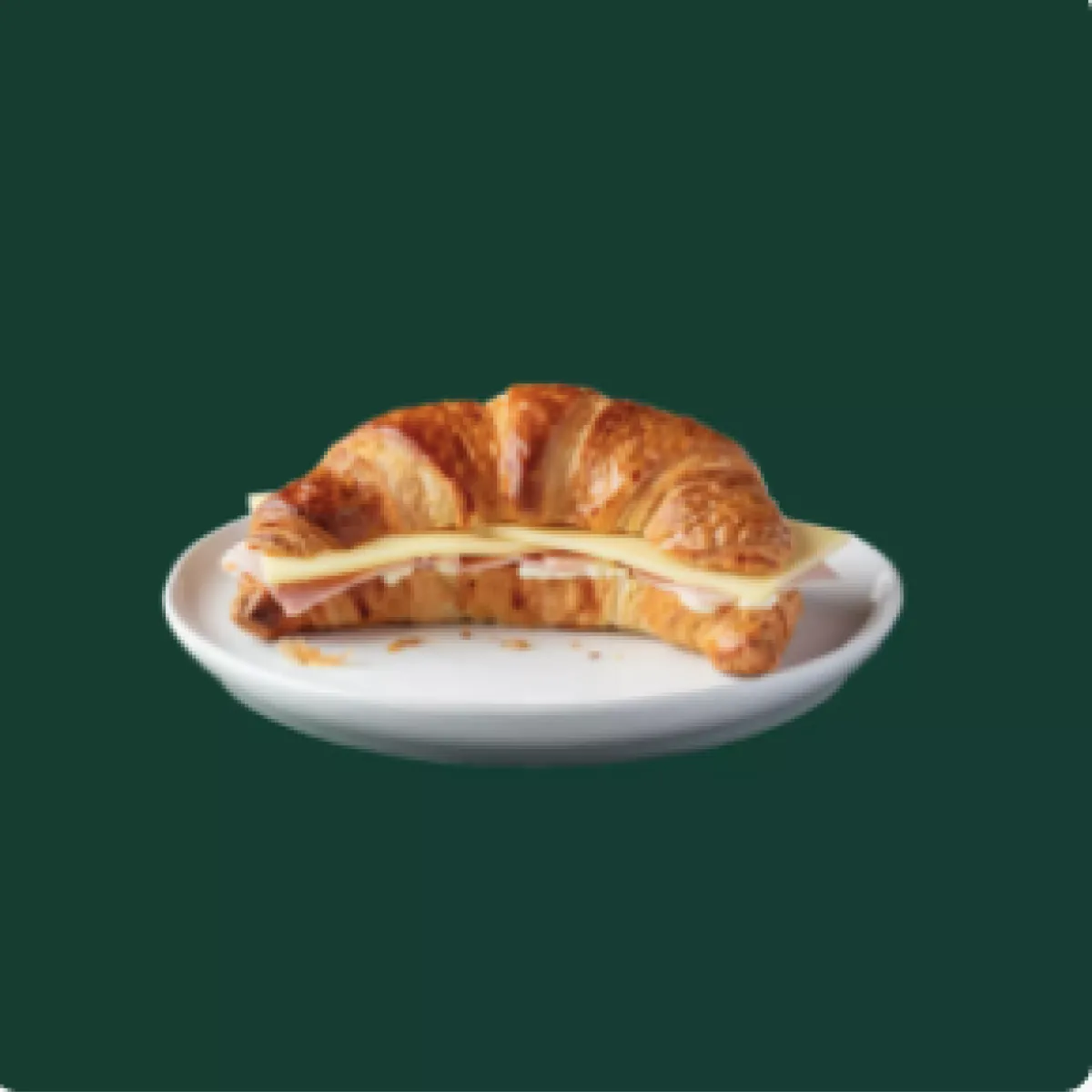 Ham and cheese croissant