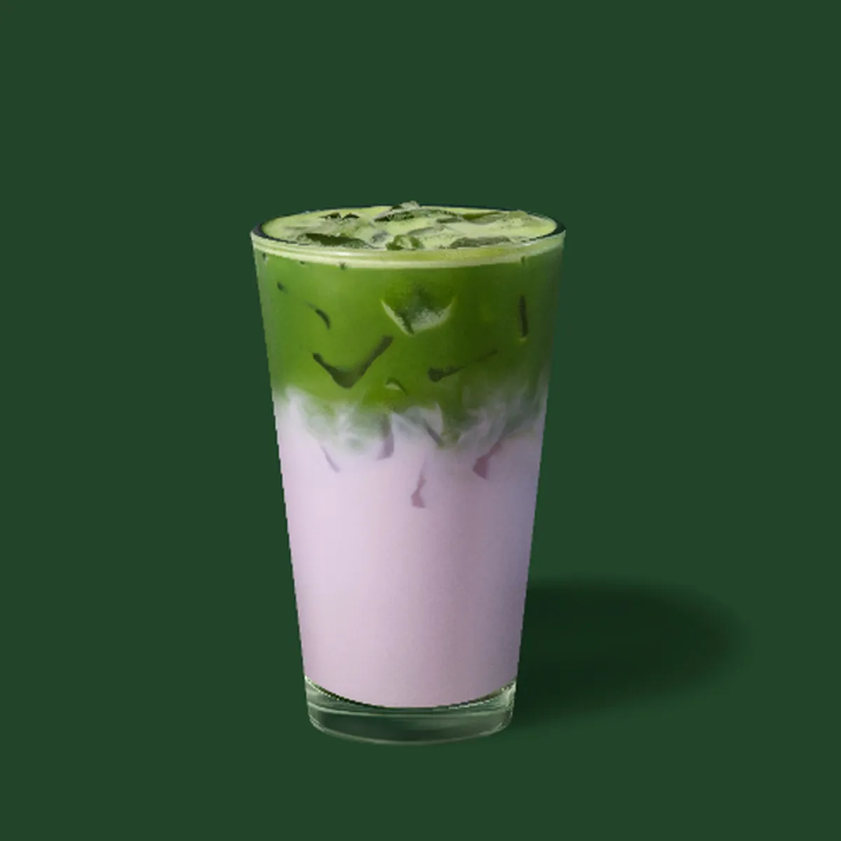 Iced Ube Vanilla Flavour Matcha Latte