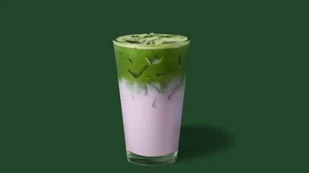 Iced Ube Vanilla Flavour Matcha Latte